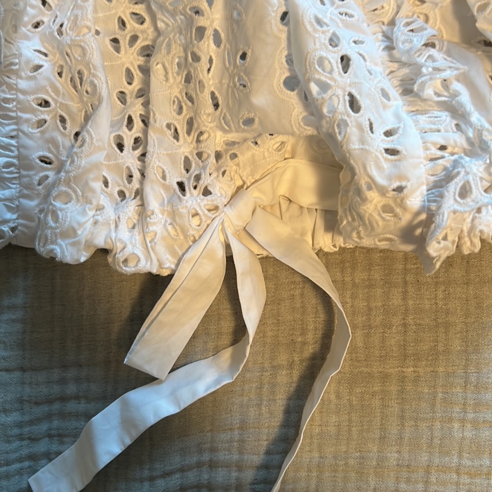 REBECCA TAYLOR KARINA RUFFLE TOP - Picture 2 of 4